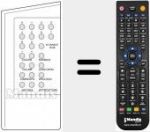 T&eacute;l&eacute;commande pour remplacer IR 20 / 40