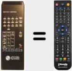 T&eacute;l&eacute;commande pour remplacer IR 7191 A