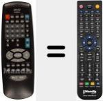 T&eacute;l&eacute;commande pour remplacer JK00183645