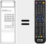 T&eacute;l&eacute;commande pour remplacer MC 132