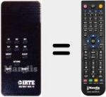 T&eacute;l&eacute;commande pour remplacer MULTISAT MOD. 01