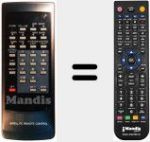 T&eacute;l&eacute;commande pour remplacer NRF-434