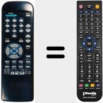 T&eacute;l&eacute;commande pour remplacer NRF-570