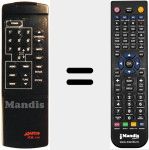 T&eacute;l&eacute;commande pour remplacer PDR-100