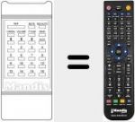 Télécommande pour remplacer PS 1