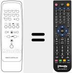 Télécommande pour remplacer RC 204