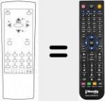 T&eacute;l&eacute;commande pour remplacer RC 2144 HY 36 SIL