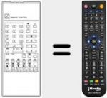 T&eacute;l&eacute;commande pour remplacer RC 5370