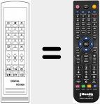 T&eacute;l&eacute;commande pour remplacer RC 5420