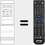 T&eacute;l&eacute;commande pour remplacer RC 68