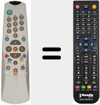 T&eacute;l&eacute;commande pour remplacer RC 750