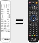 T&eacute;l&eacute;commande pour remplacer RCT 3006