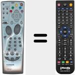 T&eacute;l&eacute;commande pour remplacer RCT 443 MNS