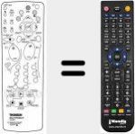 T&eacute;l&eacute;commande pour remplacer RCV 400