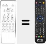 T&eacute;l&eacute;commande pour remplacer RC 2143