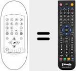T&eacute;l&eacute;commande pour remplacer REMOTE CONTROL 218