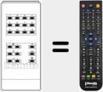 T&eacute;l&eacute;commande pour remplacer RC 4-12 FACH
