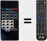 Comandament a dist&agrave;ncia substitut de RC 7010