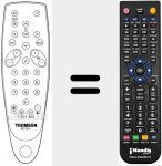 T&eacute;l&eacute;commande pour remplacer RCT 312