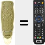 T&eacute;l&eacute;commande pour remplacer RCT 315