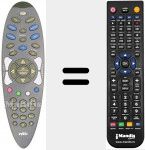 T&eacute;l&eacute;commande pour remplacer RDC-002