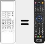 T&eacute;l&eacute;commande pour remplacer REMOCON 39 PR