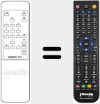 Télécommande pour remplacer REMOTE T10