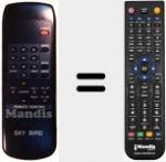 T&eacute;l&eacute;commande pour remplacer REMOTE CONTROL