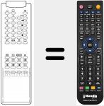 T&eacute;l&eacute;commande pour remplacer RM 113