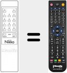 T&eacute;l&eacute;commande pour remplacer SAT 16 TASTI