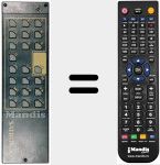Télécommande pour remplacer TZ-ER 200