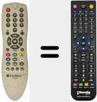 T&eacute;l&eacute;commande pour remplacer SR-1000 P