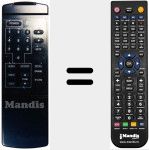Télécommande pour remplacer SRT 110