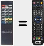 T&eacute;l&eacute;commande pour remplacer SR 160