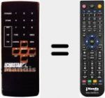 T&eacute;l&eacute;commande pour remplacer SR 5700