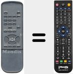 T&eacute;l&eacute;commande pour remplacer ST 21