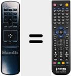 Télécommande pour remplacer STAR SAT