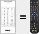 Télécommande pour remplacer STR 550