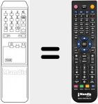 T&eacute;l&eacute;commande pour remplacer TC 125