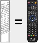 T&eacute;l&eacute;commande pour remplacer TC 3001