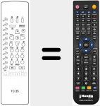 T&eacute;l&eacute;commande pour remplacer TC 35