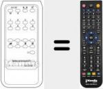 T&eacute;l&eacute;commande pour remplacer TC 8