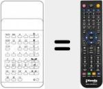 T&eacute;l&eacute;commande pour remplacer TC 123