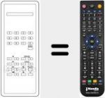 T&eacute;l&eacute;commande pour remplacer TC 30 C