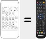 T&eacute;l&eacute;commande pour remplacer TC 99 MULTI