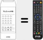 T&eacute;l&eacute;commande pour remplacer TLC 412 VB