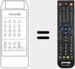 Télécommande pour remplacer TLC 412 VB