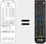 T&eacute;l&eacute;commande pour remplacer TOURER