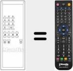 T&eacute;l&eacute;commande pour remplacer TP 600