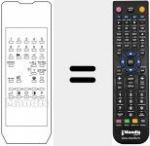 T&eacute;l&eacute;commande pour remplacer TP 615